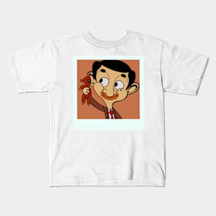 Funny Man Cartoon Collection Kids T-Shirt